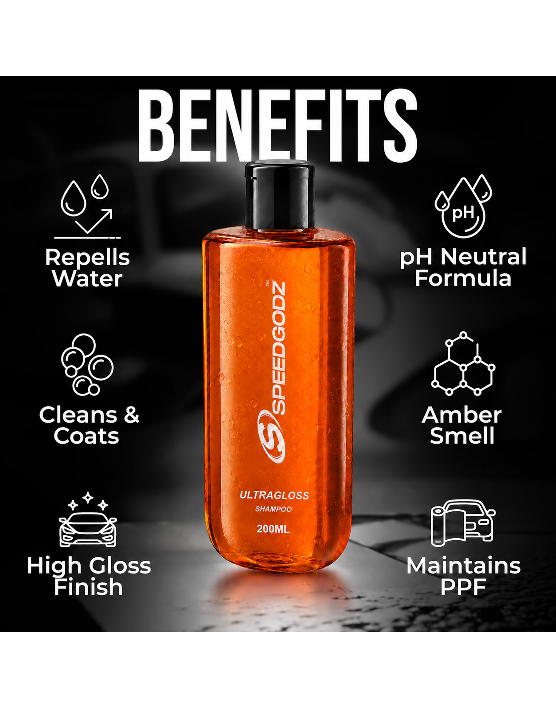 Ultra Gloss Car Shampoo 200ml