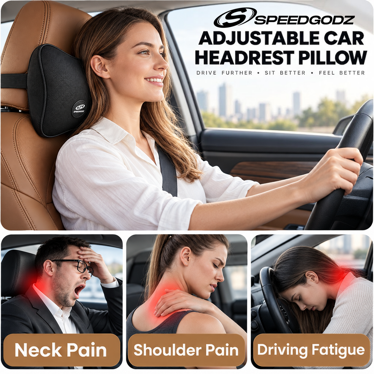 Ultimate Car Neck Rest Pillow Small Size