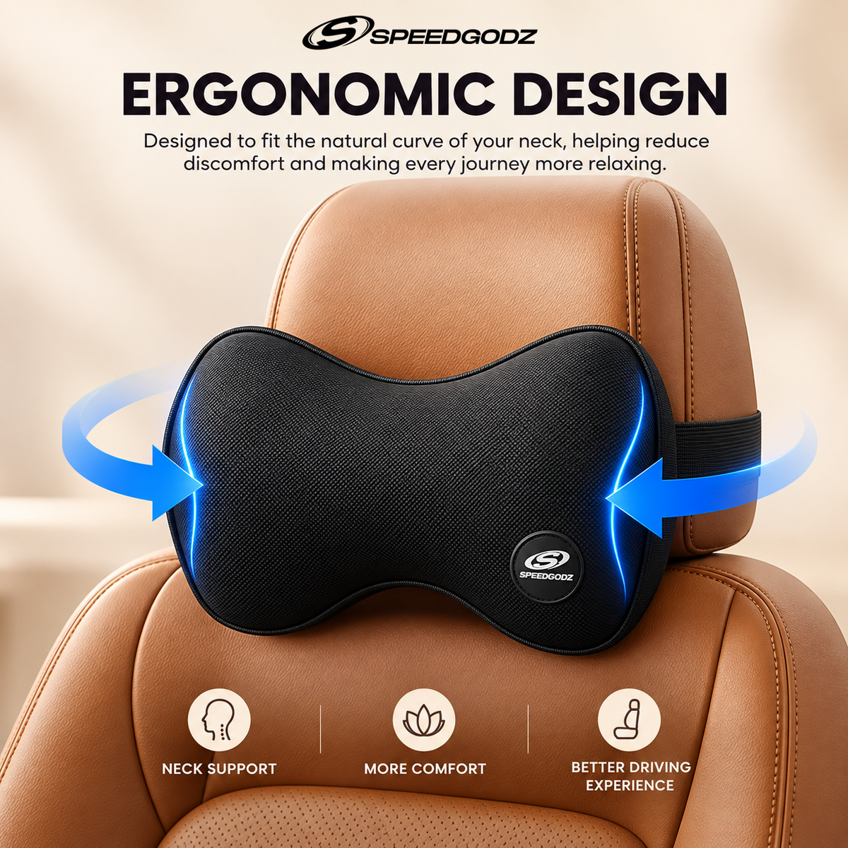 Ultimate Car Neck Rest Pillow Small Size
