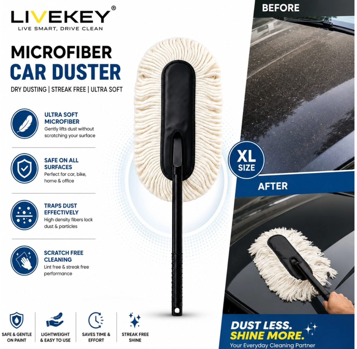 LIVEKEY Car Duster