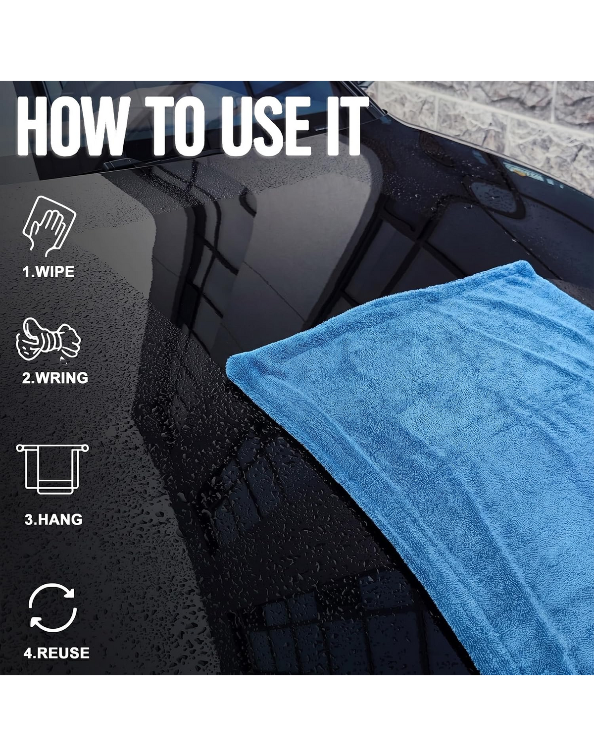 1200GSM Microfiber 40x60cm