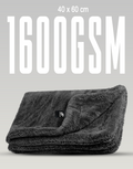 1600gsm 40x60 cm microfiber grey